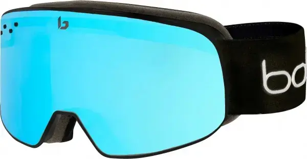 Bolle NEVADA SMALL Schneebrille black matte corp/semi polarized light vermillon blue Warehouse One Knallerangebot