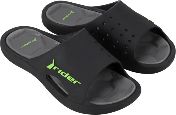 Rider BAY XIV Sandale black/grey/green Warehouse One Expressversand
