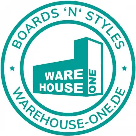 Wh1 BOARDS N STYLE Die Cut Aufkleber turquoise Warehouse One Bestseller