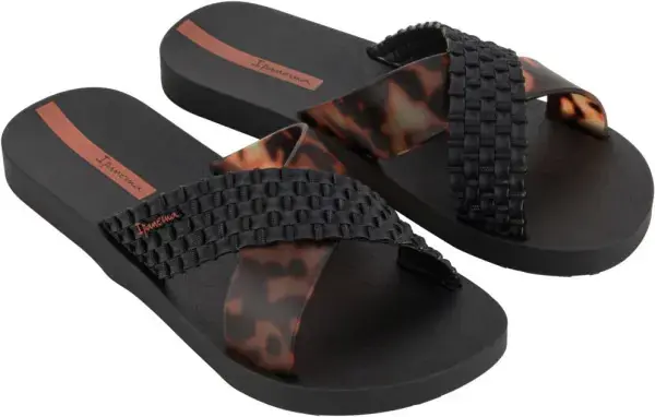 Direkt Vom Hersteller Ipanema SENSE SLIDE Sandale black/tortoiseshell Warehouse One
