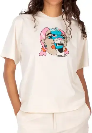 Iriedaily TIGER ME T-Shirt undyed Warehouse One Markenprodukt