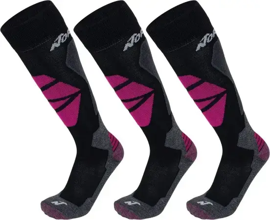 Wochenendangebot Nordica HIGH PERFORMANCE WOMEN 3er Pack Socken black/anthracite/viola Warehouse One