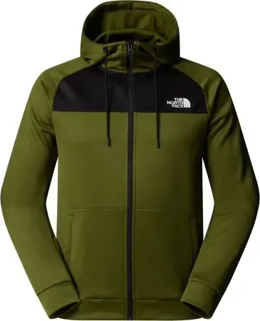 The north face REAXION Zip Fleece woodland green/tnf black Warehouse One Mega-Angebot