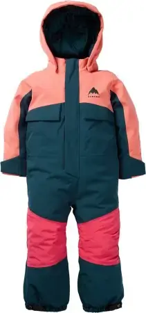 Burton TODDLER ONE PIECE Overall peach echo/deep emerald Warehouse One Begrenztes Angebot