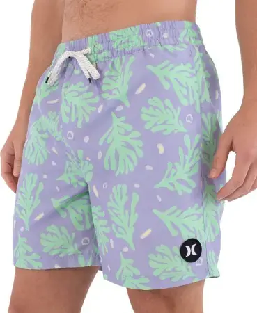 Jetzt Bestellen Hurley VOLLEY ICON PRINTING PRESS CORAL Boardshort lavender mist Warehouse One