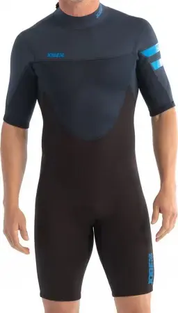 Neuheit Jobe PERTH 3/2 BACK ZIP Shorty blue Warehouse One