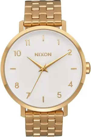 Highlight Nixon ARROW Uhr all gold/white Warehouse One