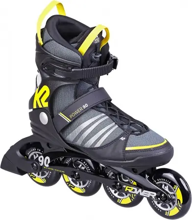 Highlight K2 POWER 90 II SPEEDLACE LTD Inline Skate black/yellow Warehouse One