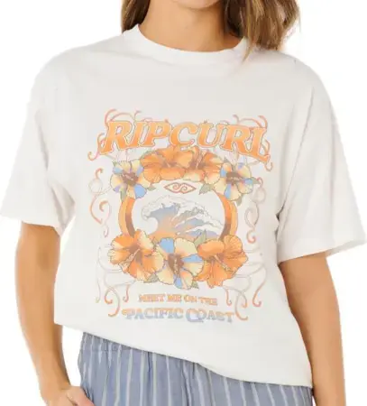 Nur Heute Rip curl PACIFIC COAST HERITAGE T-Shirt bone Warehouse One