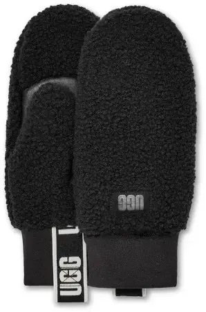 Ugg UGGFLUFF LOGO TAPE Fäustling black Warehouse One Bestpreis