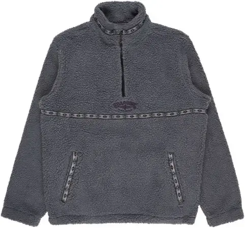 Billabong BOUNDARY TOMBSTONE Fleece pewter Warehouse One Highlight