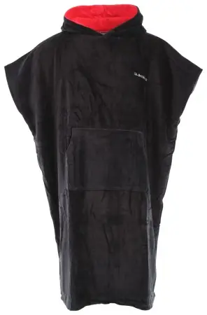 Preis Gesenkt Quiksilver HOODY TOWEL Poncho black/jet black Warehouse One