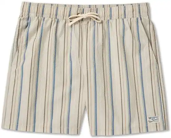 Rvca EXOTICA SEERSUCKER ELASTIC 17 Boardshort light khaki Warehouse One Zertifiziert