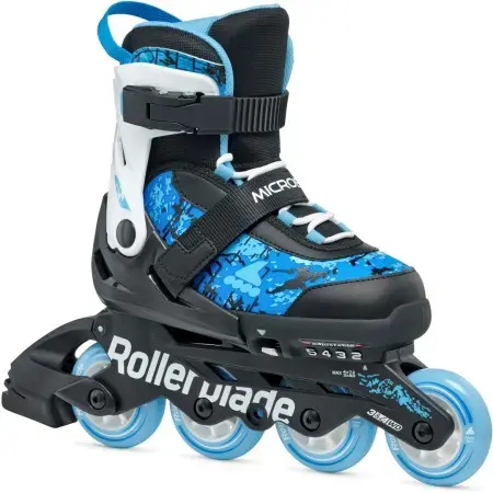 Rollerblade MICROBLADE SL Inline Skate black/sky blue Warehouse One Preiswert