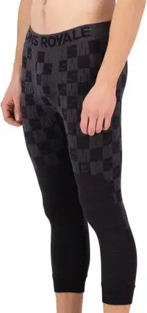 Mons royale ASCENDER MERINO 3/4 Hose forged iron/black Warehouse One Günstig