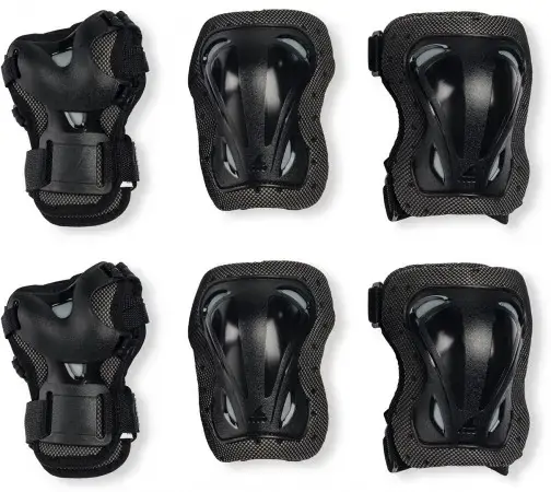 Rollerblade SKATE GEAR JR 3 Pack Schonerset black Warehouse One Meistverkauft