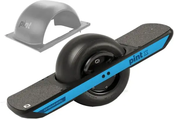 Onewheel ONEWHEEL PINT X powder blue inkl. FENDER KIT light grey Warehouse One Finale Aktion