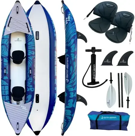 Direktkauf Spinera DUO 340 Kayak blue inkl. Paddel & Pumpe Warehouse One