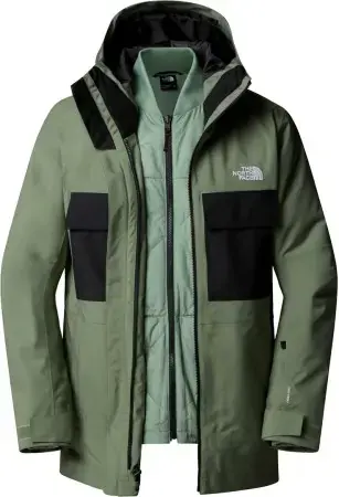 Must-Have The north face FOURBARREL TRICLIMATE Jacke bark mist/tnf black Warehouse One