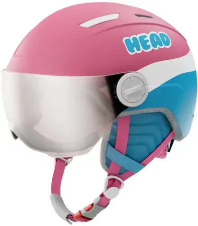 Expressversand Head MAJA VISOR Helm pink/blue Warehouse One