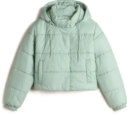 Zertifiziert Vans MTE HILLGATE CROPPED PUFFER Jacke grey olive Warehouse One