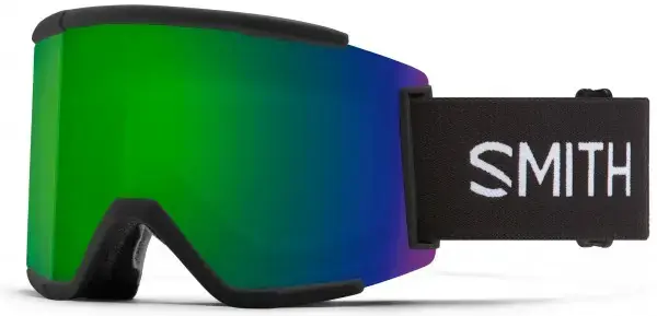 Preis Gesenkt Smith SQUAD XL Schneebrille black/chromapop sun green mirror Warehouse One