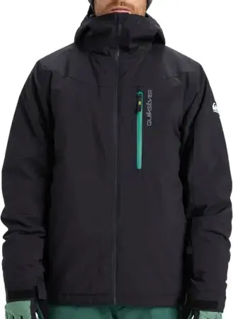 Geprüft Quiksilver TITANO Jacke black Warehouse One