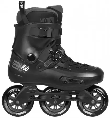 Garantierte Lieferung Powerslide ZOOM PRO 100 Inline Skate black Warehouse One