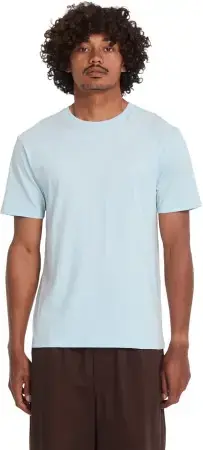Volcom STONE BLANKS T-Shirt light blue acid Warehouse One Finale Aktion