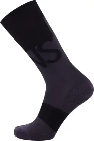 Nur Heute Mons royale ULTRA CUSHION MERINO SNOW Socken black/9 iron Warehouse One