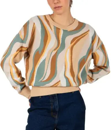 Solange Der Vorrat Reicht Iriedaily TILDA KNIT Sweater beige Warehouse One