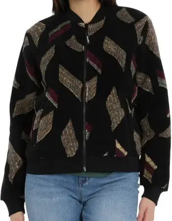 Ragwear CAIRRO PRINT Zip Fleece black Warehouse One Billig