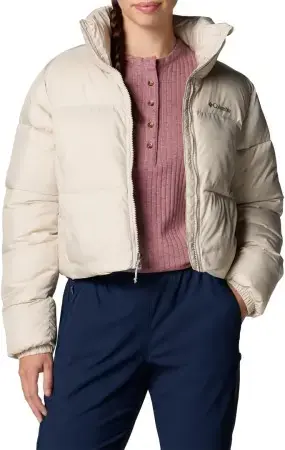 Columbia PUFFECT II CROPPED WOMEN Jacke dark stone Warehouse One Sale
