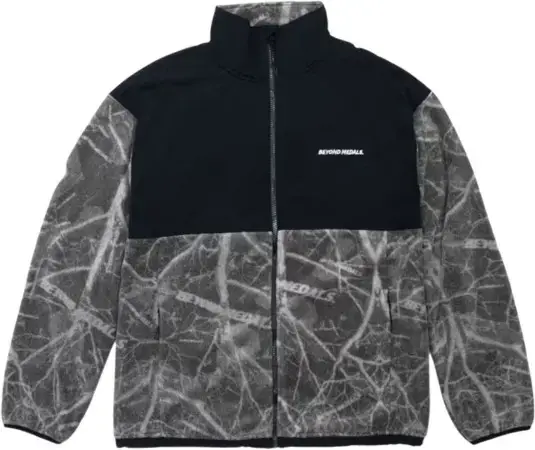 Sonderangebot Beyond medals TECH Zip Fleece brown Warehouse One