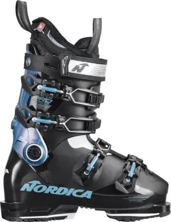 Expressversand Nordica PRO MACHINE 95 W GW Ski Schuh black/light blue/white Warehouse One