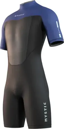 Neu Im Sortiment Mystic BRAND 3/2 BACK ZIP Shorty black/blue Warehouse One
