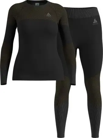 Must-Have Odlo SET FUNDAMENTALS PERFORMANCE WARM WOMEN Longsleeve & Hose black Warehouse One