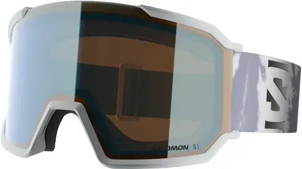 Nur Für Kurze Zeit Salomon S/VIEW 3 ML Schneebrille ice flow/light blue Warehouse One