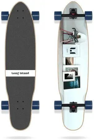 Preisknaller Long island WALL 38 KICKTAIL Longboard Warehouse One