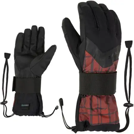 Finale Aktion Ziener MILAN AS Handschuh black/woody brown Warehouse One