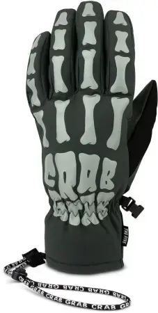 Crab grab FIVE Handschuh bones reflective Warehouse One Nur Heute
