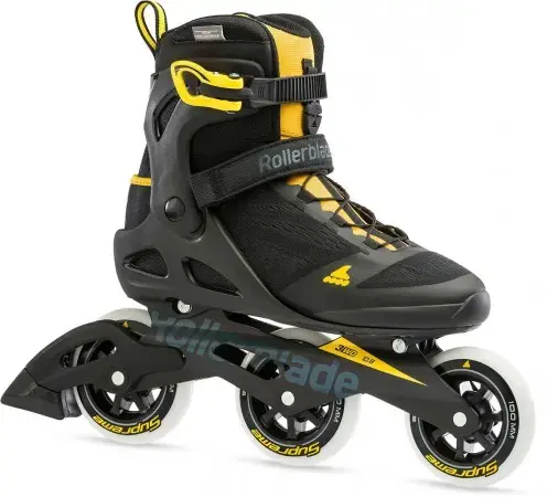 Rollerblade MACROBLADE 100 3WD Inline Skate black/saffron yellow Warehouse One Schneller Versand