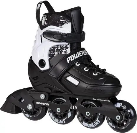 Powerslide KHAAN MAGIC Inline Skate black/white Warehouse One Versand Am Gleichen Tag
