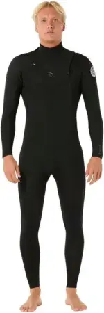 Preis Gesenkt Rip curl DAWN PATROL 4/3 CHEST ZIP Full Suit black Warehouse One
