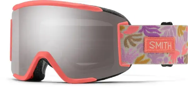 Smith SQUAD S Schneebrille flare flora/chromapop sun platinum mirror Warehouse One Expressversand