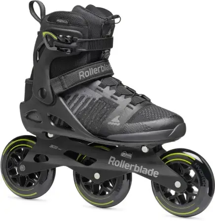 Rollerblade MACROBLADE 110 3WD Inline Skate black/lime Warehouse One Neuheit