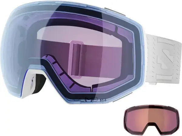 Direkt Vom Hersteller Salomon RADIUM PRIME SIGMA PHOTOCHROMIC Schneebrille white/sigma photo sky blue Warehouse One