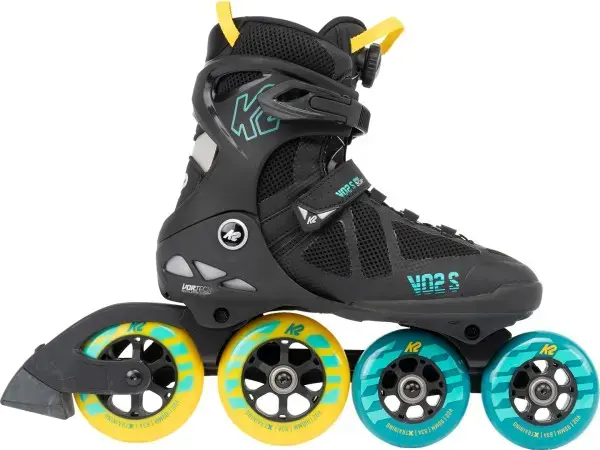 K2 VO2 S 100 X BOA Inline Skate black/blue/yellow Warehouse One Sonderaktion