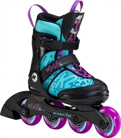 K2 MARLEE PRO Kinder Inline Skate light blue/purple Warehouse One Expressversand