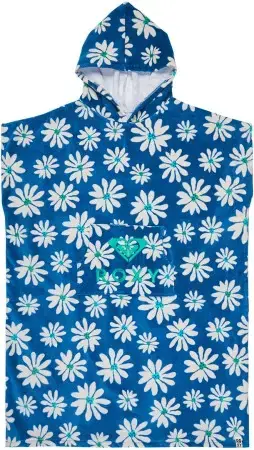 Sale Roxy STAY MAGICAL PRINTED Poncho shiny milky blue/blue Warehouse One